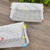 1 шт. Белые пластиковые сетчатые листы для самодельных сумок и поделок, материал для подкладки сумки, прочный дизайн квадратного плетения, изготовление кошельков своими руками