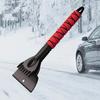Лопата для уборки снега Скребок для льда Инструмент для удаления снега и инея с лобового стекла с поролоновой ручкой Скребок для окон без царапин для автомобилей и грузовиков