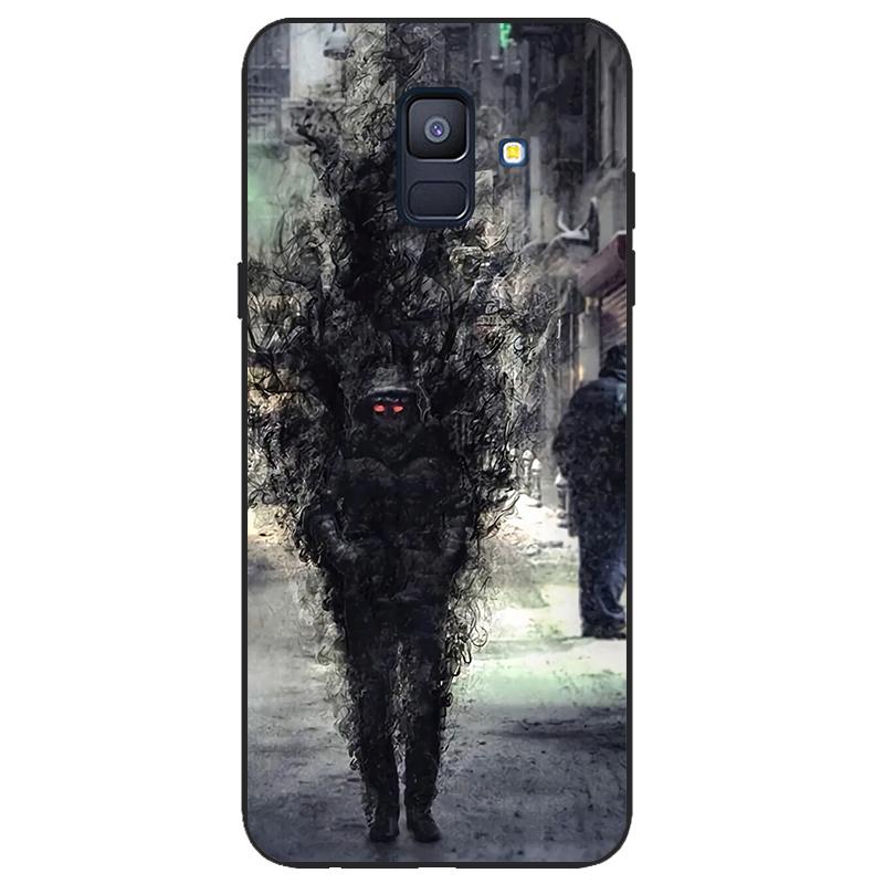 For Samsung Galaxy A6 2018 Silicone Case SIM SM A600 A600F Phone Case Tpu Case Coque Samsung Galaxy A62018 black