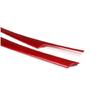 Красный для Mercedes Benz C Class W204 C180 C200 2007-2013 ABS, декоративные полоски для центральной консоли автомобиля, отделка