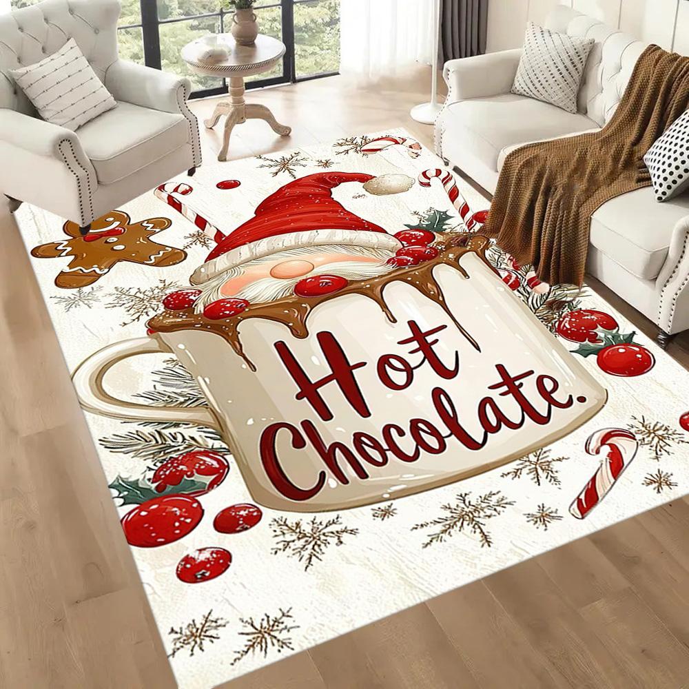 Christmas 87 Floor Rug Office Rug Suitable for Outdoor Dining Room Living Rooms Decorate room Antislip Carpet Office home decor Gift for Festivals