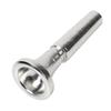 Uxcell 7C Trumpet Mouthpiece Cornet Horn Mouthpiece for Flugelhorn 1 Piece X Musical Instrument Accessories for Adult Beginners Silver 6.7 2.5cm