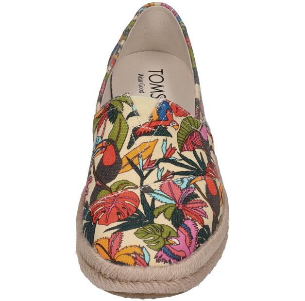 Women's Shoes TOMS Shoes Alpargata Rope 2 0 10021889 Light-almond Multicolor