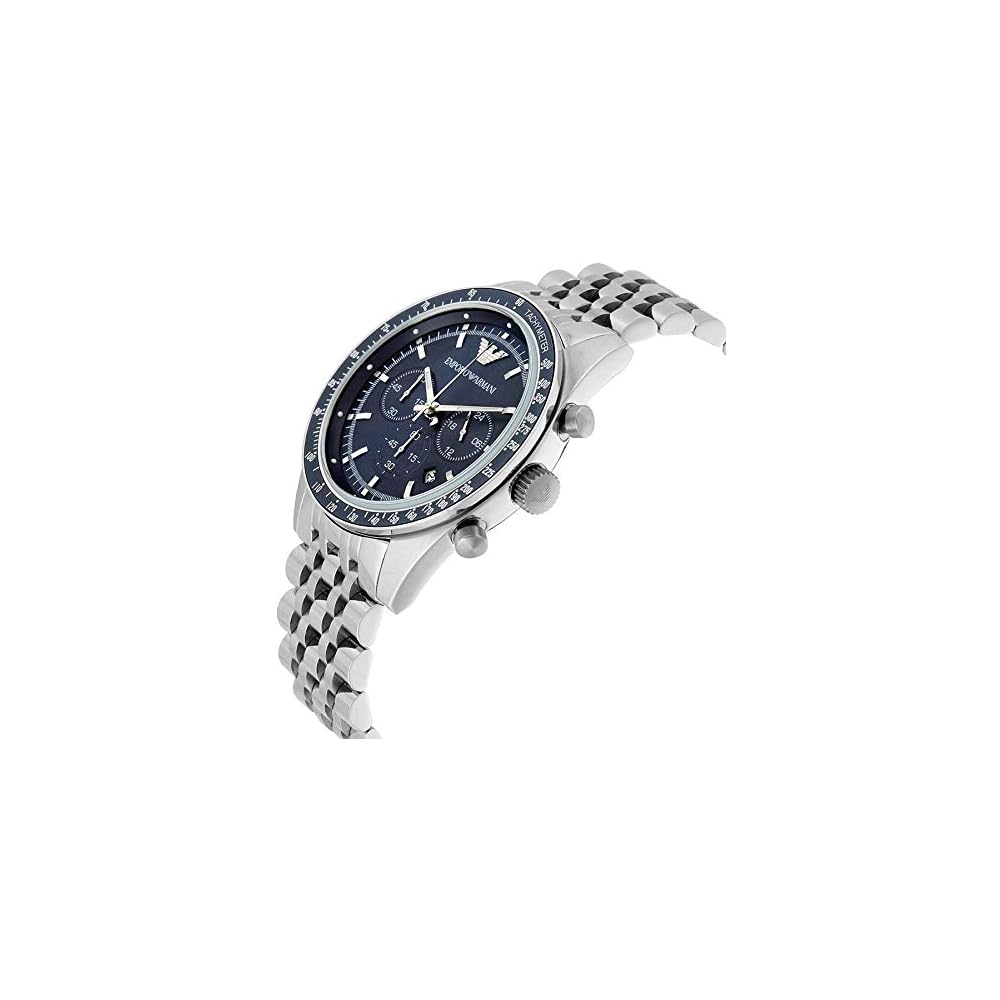 Emporio Armani AR6072 Men's Watch Stainless Steel Case Quartz Movement 43mm