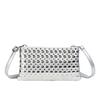 2025 New Arrival Fashion PU Leather Ladies Small Crossbody Bags Unique Riveted Clutch Hand Bag Cellphone Messenger Bags