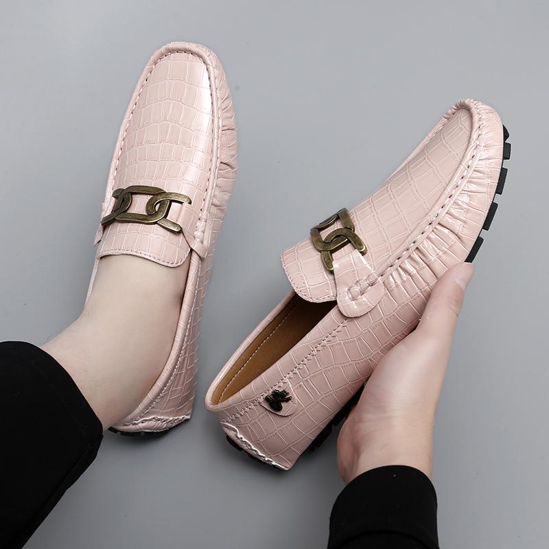 Женские удобные туфли на плоской подошве, мужские мокасины, лоферы, туфли для вождения, повседневные, без застежек, унисекс, большие размеры, фиолетовые, черные, зеленые, синие, кожаные туфли