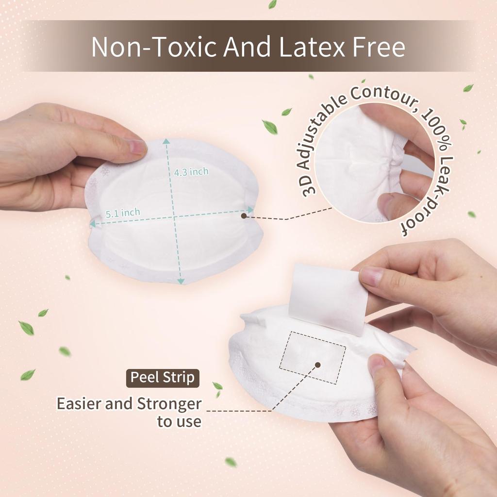 DAFI Вкладыши для груди, 100 штук (1 блок x 100 упаковок) Мягкие вкладыши для груди нежно облегают соски. Послеродовые прокладки для кормящих мам.