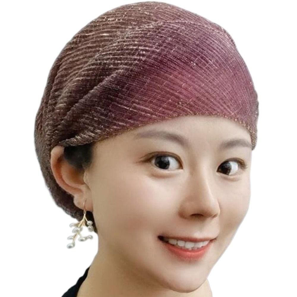 Breathable Headscarf Lace Head Wraps Fashion Turban Hats Women