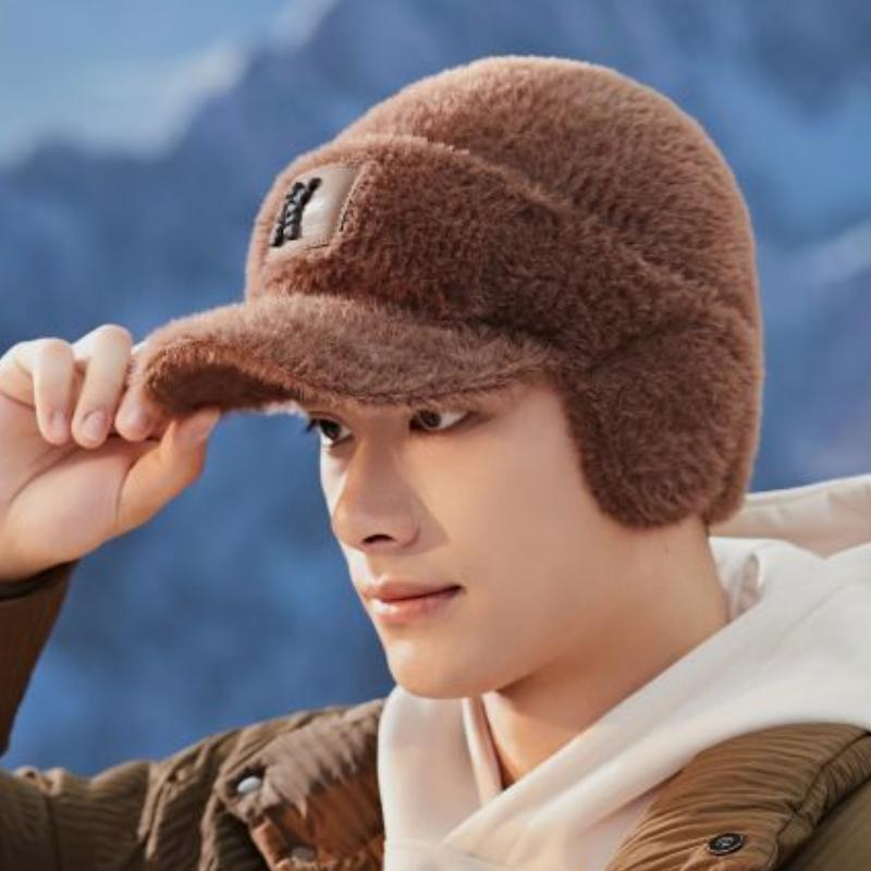 Мягкая защитная шапка для ушей осень-зима для мужчин, для езды на велосипеде, холодная, теплая, плюс бархатная кепка, все модные кепки для активного отдыха