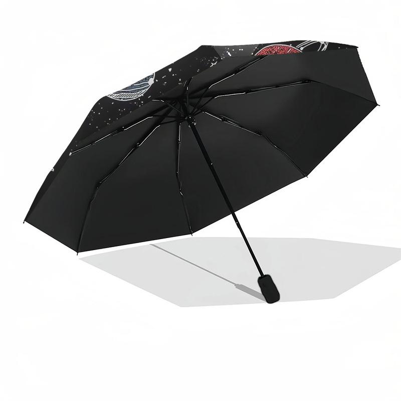 1pc Solar System Planets Space Artwork Umbrella with Plastic Handle,Suitable for All Seasons Home Travel Outdoor UmbrellaDD016