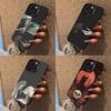 Чехол для телефона с рисунком Кота-скелета Чехол для телефона для iPhone 14 16 15 11 12 13 Pro Max Mini Plus Ударопрочный чехол