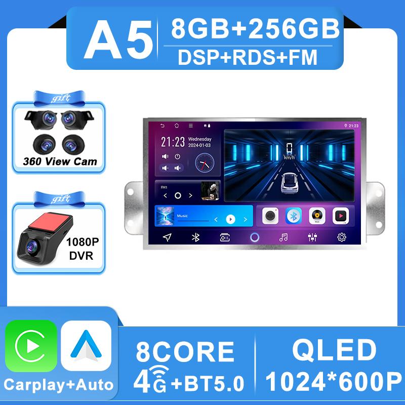 Android 16 Carplay Видео для Citroen C5 X7 III Автомагнитола GPS Навигация Стерео 4G Wifi Монитор автомобиля DVD Bluetooth Нет 2DIN DSP 2k