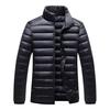 Men's Autumn and Winter New Stand-up Collar Down Cotton Clothes White Duck Down Short Thermal Jacket Men