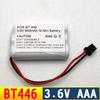 Сменный комплект BT-446 BP 446 BT-1005 ER-P512 3,6 В, 800 мАч, NiMH-аккумуляторная батарея AAA для беспроводного телефона