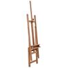 Wooden Easel Stand H-Frame Artist Easel with 171-230cm Adjustable Height and 0-80 degrees Working Angles Beech Wood Art Easel for Displaying Painting