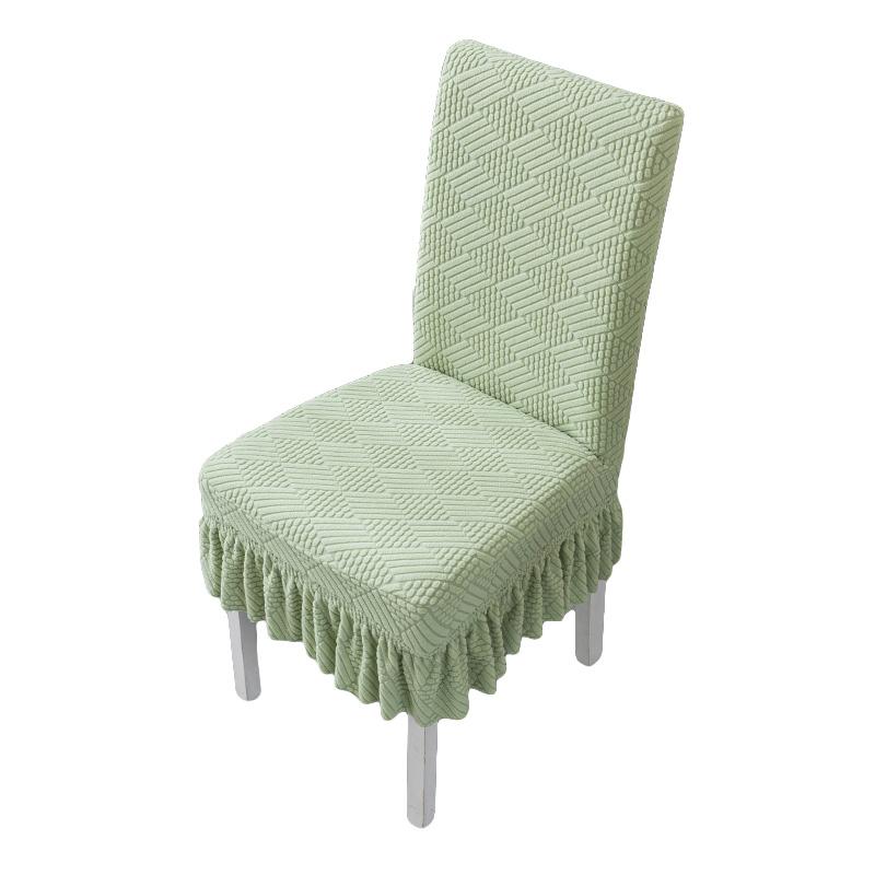 1 шт. эластичный мягкий антигрязный чехол для сиденья для столовой, гостиной, украшения, юбки, чехлы для стульев