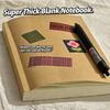 Thick Pages Blank Notebook 368 Pages Draft Book Durable Student Diary Notebook  Students