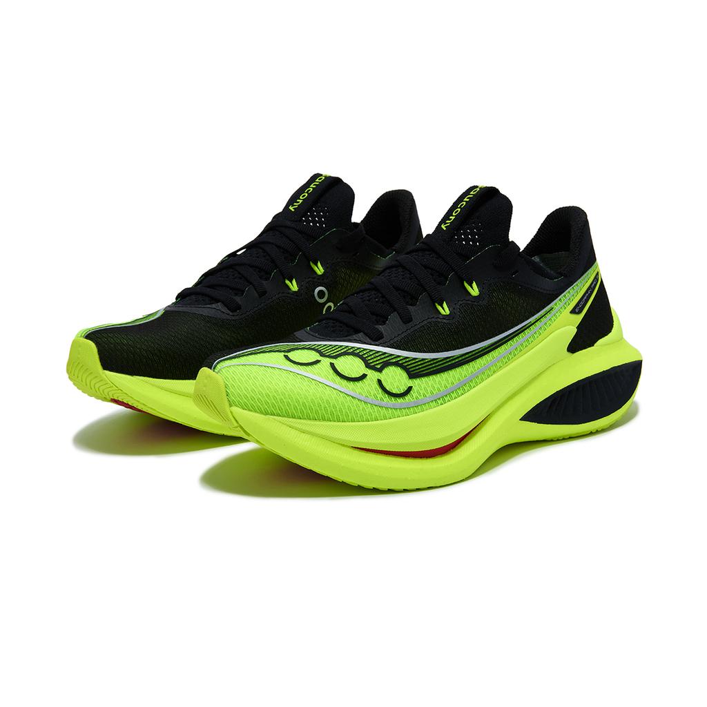 SAUCONY Endorphin Pro 5 Карбоновая пластина в носке Амортизация Марафонские Беговые Кроссовки Унисекс Беговые Кроссовки Черный Зеленый S31064-630