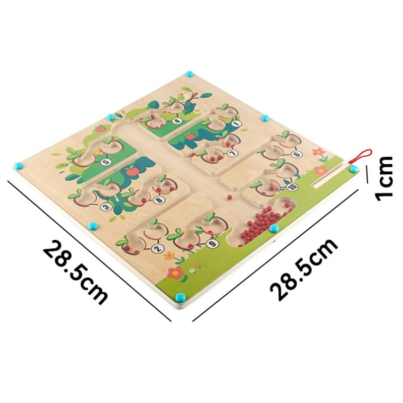 Children's Digital Magnetic Ball Maze Addition and Subtraction Toy Magnetic Ball Pen Mathematical Operation