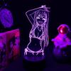 Светодиодный светильник в стиле аниме My Dress-Up Darling Marin Kitagawa для детской спальни, декор, освещение, подарок на день рождения, манга, 3d ночник, прикроватная лампа