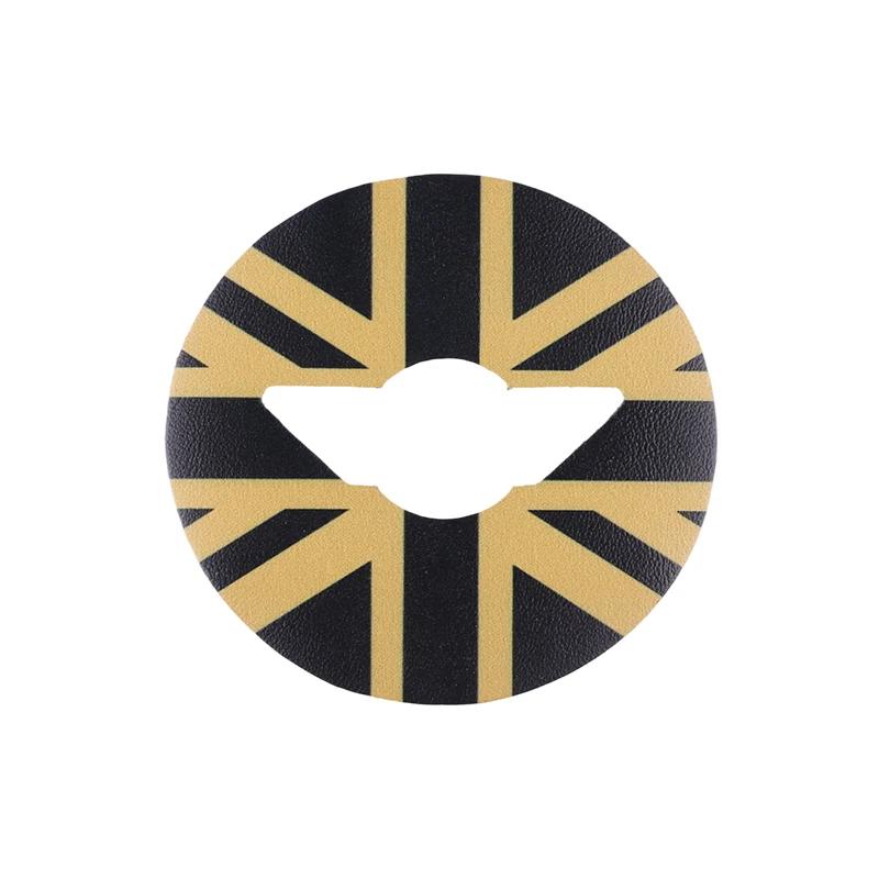 Leather Car Steering Wheel Sticker For Mini Cooper J01 J05 U25 F66 R50 R52 R53 R55 R56 R60 R61 F54 F55 F56 F60 Car Accessories