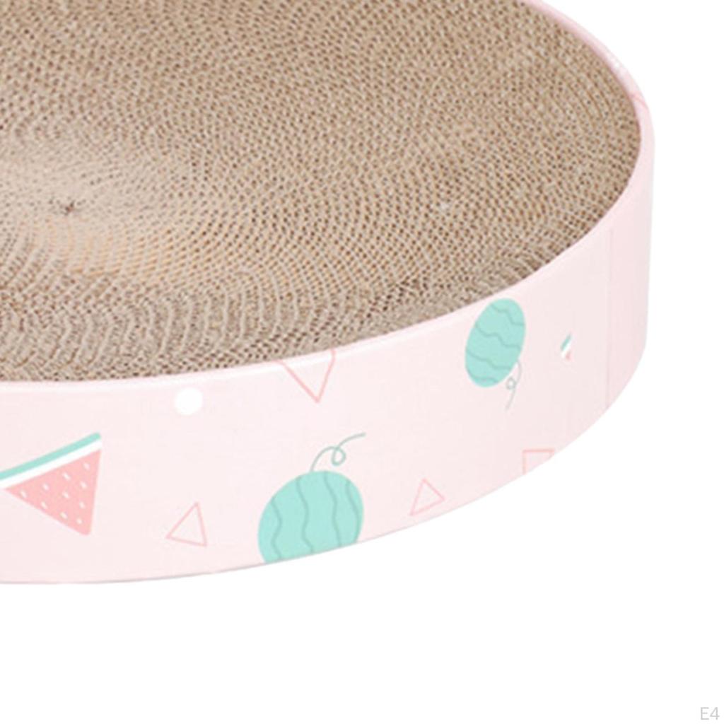 Cat Scratcher Pad Bowl Cardboard Protect Furniture Grinding Claw Pet Cats Sleeping Bed