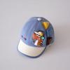 Baby Dinosaur Baseball Cap Cotton Sun Protection Visor Thin Brim Peaked Hat For Boys Girls Spring Autumn Cartoon Infant Headwear