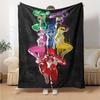 1pc Mighty Morphin Power Rangers3 Blanket, Gift, for Men and Women, Soft Blanket, Good for Sofa Bed Couch Travel, Lightweight Flannel Blanket