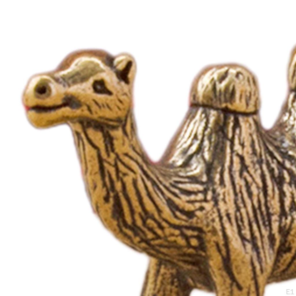 Camel Statue Miniature Figurine Micro Landscape Animal Sculpture Small Ornament