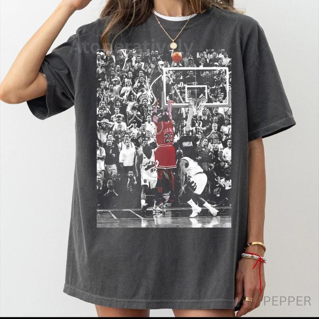 Vintage 90s Basketball Shirt Game Day Gift for Fan Him Her Christmas