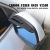 2PCS Car Rearview Mirror Rain Eyebrow Side Snow Sun Visor For Mazda Axela MX3 MX5 RX8 RX7 MX30 Atenza CX9 CX30 MS f2