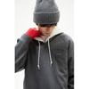 H M Loose Fit Half Zip sweatsHirt Dark Grey