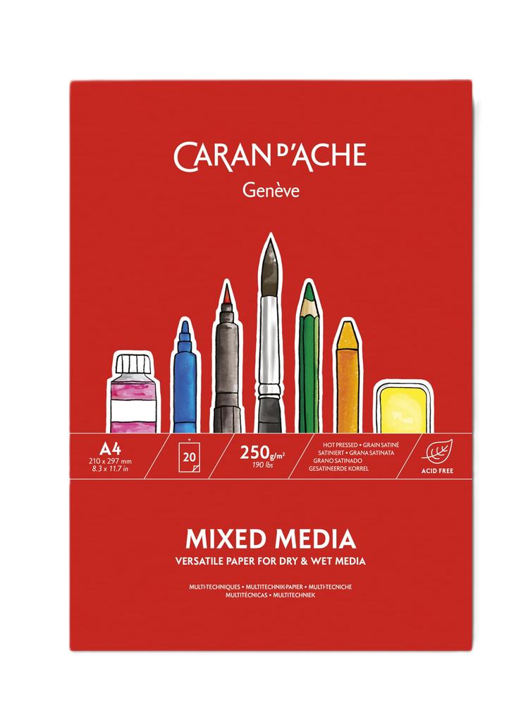 Caran Блокнот для рисования открыток A4 20 страниц H297 x 210мм d'Ache CD-0454-114