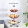 Metal Fruit Basket Wire Snack Bread Vegetable Storage Bowls Kitchen Eggs Dessert Holder Cake Stand Nordic Organizer Minimalist
