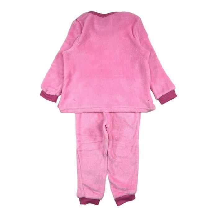 Pyjama fille Disney - MIN24-2949 S1-6A - Rose - Licence Minnie