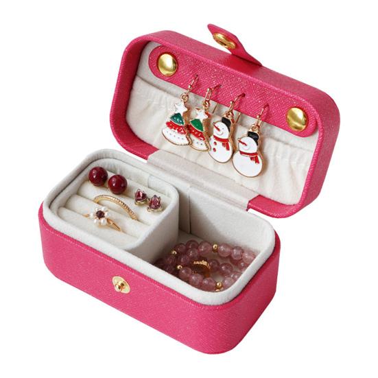 Jewelry Box Mini Portable Rings Earrings Necklaces Lipstick Storage Box Jewelry Organizer for Travel Outdoor