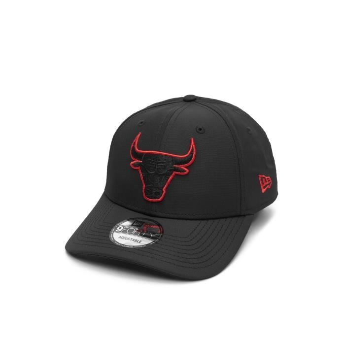 Casquette Snapback NBA Chicago Bulls - New Era - 9Forty - Noir - Taille Unique - Style Urbain