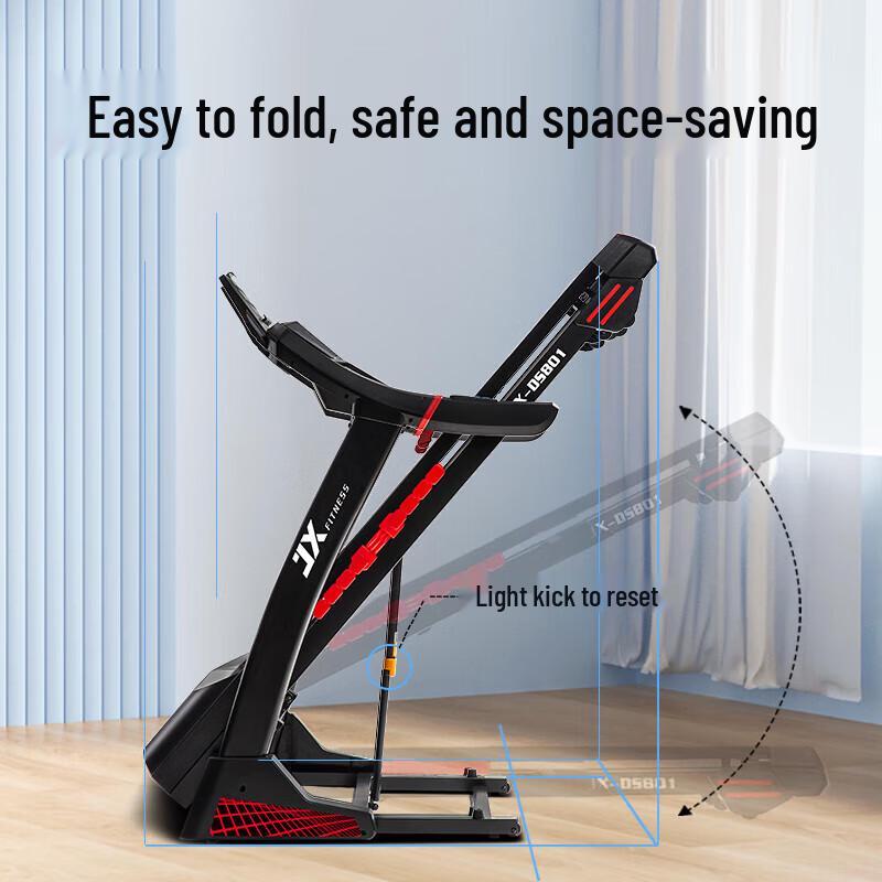 JUNXIA Electric Folding Treadmill CN plug (adapter included)