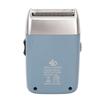 Rechargeable Beard Trimmer Blue USB Waterproof Portable Electric Hair Clipper 600mAh