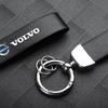 vmxlp0 Leather Metal Keychain Car Badge Keychain Key Holder Decor Accessories For Volvo XC90 XC60 V90 D2 S90 S80 S70 T5 T8 V40 V60 D6