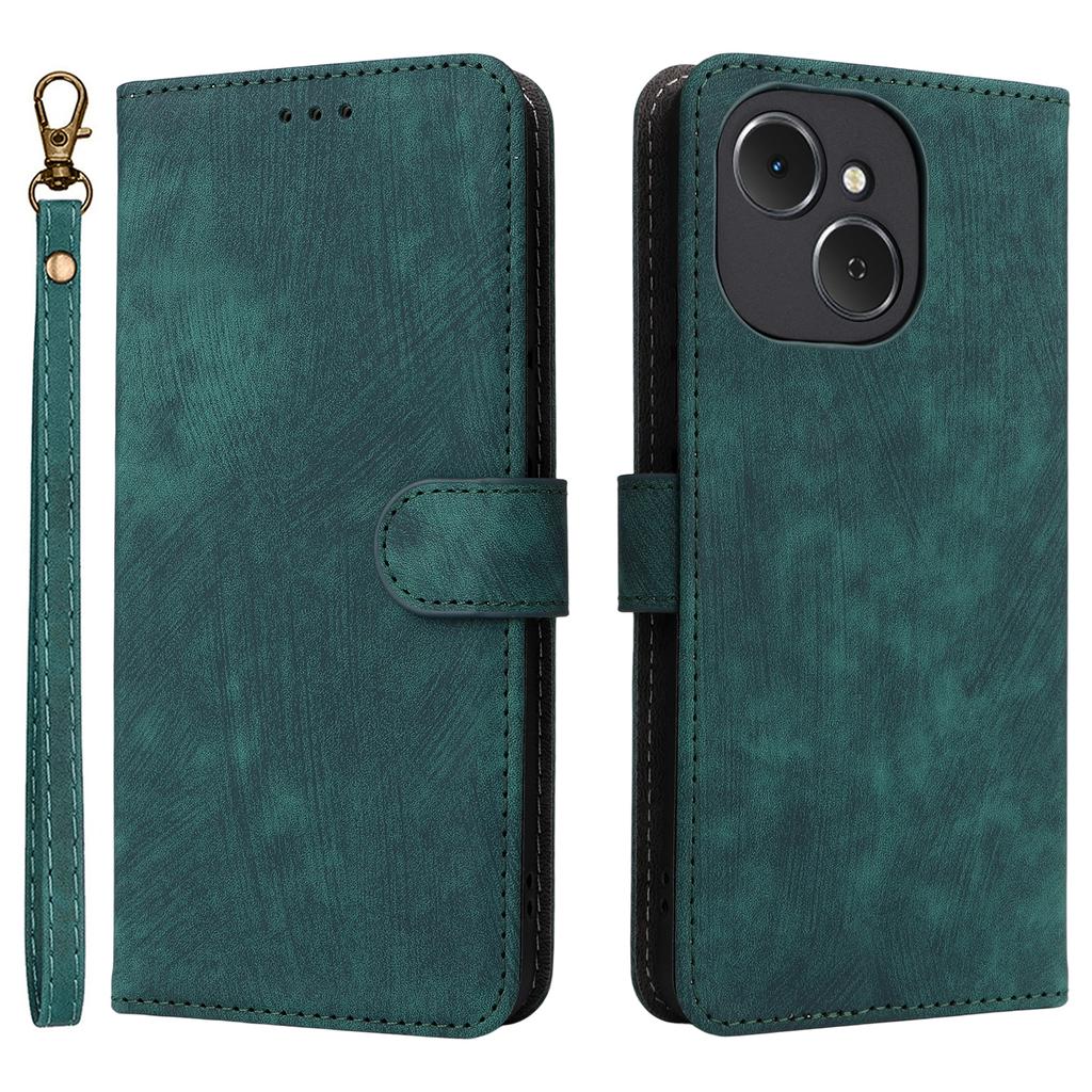 For TECNO Spark 40C Case Wallet RFID Blocking PU Leather Phone Cover Stand with Strap