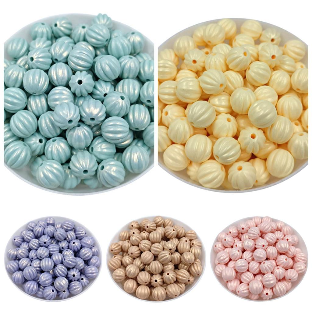 Изысканный браслет ручной работы для изготовления макарон, свободные бусины, 10 шт., 11 мм, перламутровые акриловые бусины в форме арбуза, однотонные бусины «сделай сам», бусины, ручные аксессуары