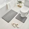 1-2pcs Ultra-Soft, Thick Coral Fleece Bathroom Mats - Quick Dry, Non-Slip, 2 Piece Carpet Set Design for Home Decor