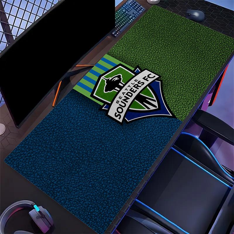 Seattle Sounders FC Print Cushion Non-slip Laptop Tablet Big Mousepad XXL Mat Mini PC Playmat With Lock edge