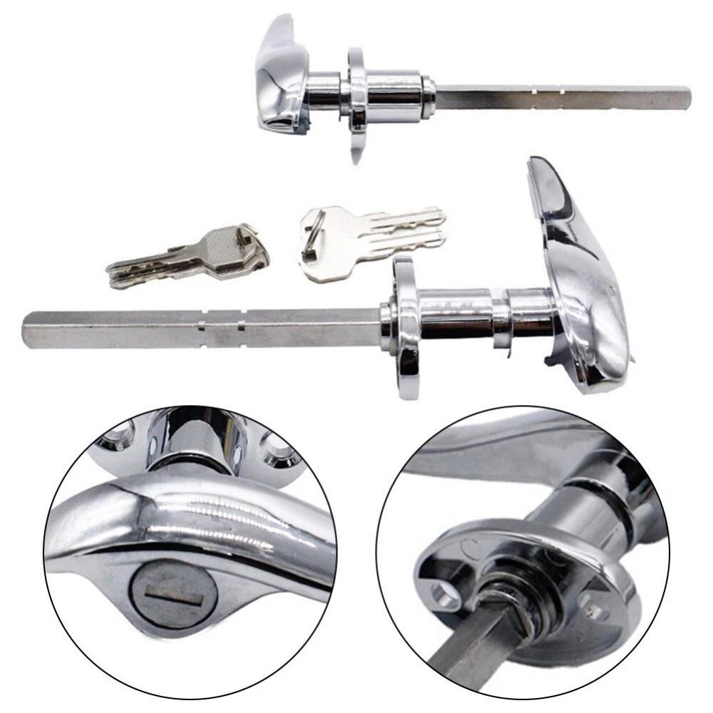 2Pcs For 1932 1933 1934 Ford Coupe Car Exterior Locking Door Handles with 4 Keys