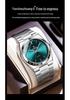 Binbang BINBOND Men's Quartz Watch with Stainless Steel Buckle, Double Calendar, Business Casual Style.