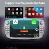 Android 14 для Ford Focus mk2 S-Max Mondeo Galaxy C-Max автомобильное радио Carplay GPS мультимедийный видеоплеер DSP AHD DVR 2din стерео