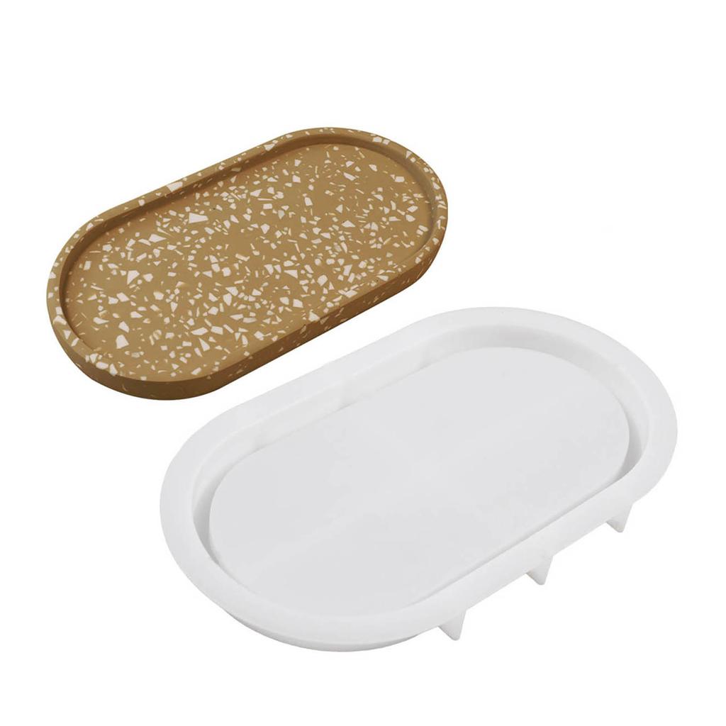 Форма для хранения эллиптических дисков, форма для рукоделия, формы из кристально чистой эпоксидной смолы, силиконовая форма для гипса и цемента, форма для подставки, форма для подложки, рукоделие