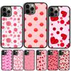 Чехол для телефона с красными леденцами для iPhone 17 Air 13 12 14 15 16 Чехол для Apple 14 15 16 Pro Max 6S Plus Coque