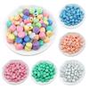 8/10mm Cream Flat Beads Jewelry Accessories Fashion 100Pcs Bracelet Necklace Making Macaron Color System DIY Round